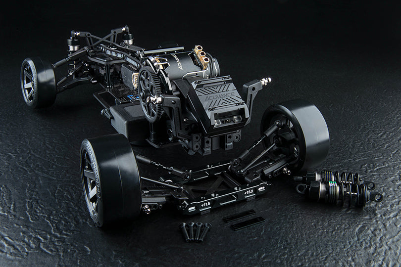 RED - BLACK - RMX 4 GT Competition-Level 1-10 RWD Chassis Kit RC Drift Car  [MST] 532219BK 532219R