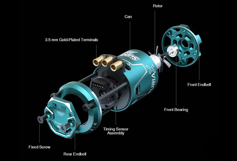 FURIAX Supa Agile Motor for 1-10 Drift 10.5T 13.5T [SkyRC] SK-400036-01 SK-400036-02