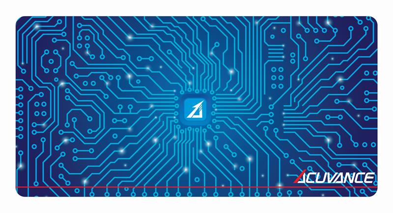 Acuvance Pit Mat Type D - Electronic Board Graphic - X-Large Neophrene 800mm x 400mm (31