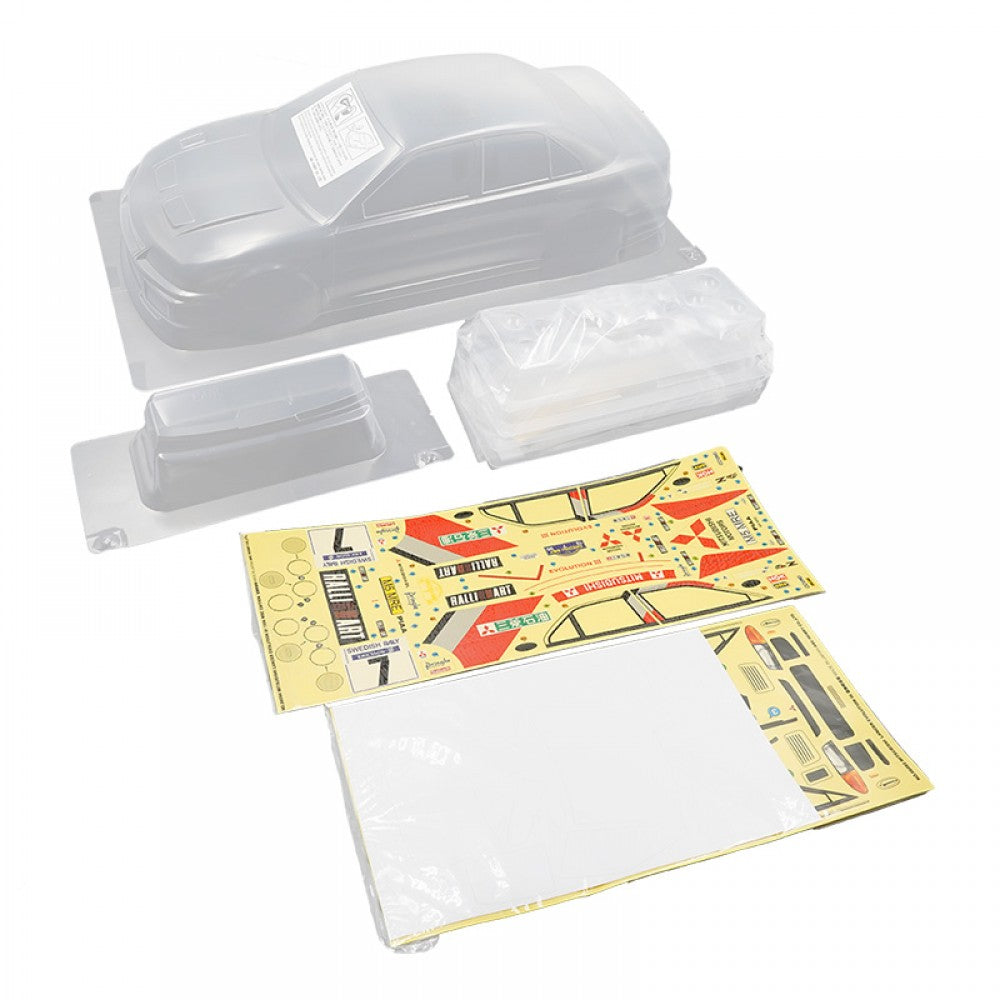 Mitsubishi Lancer Evolution III WRC Edition EVO 3 1-10 Body Set w/ Light Buckets [ABC HOBBY] 67148