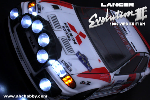 Mitsubishi Lancer Evolution III WRC Edition EVO 3 1-10 Body Set w/ Light Buckets [ABC HOBBY] 67148