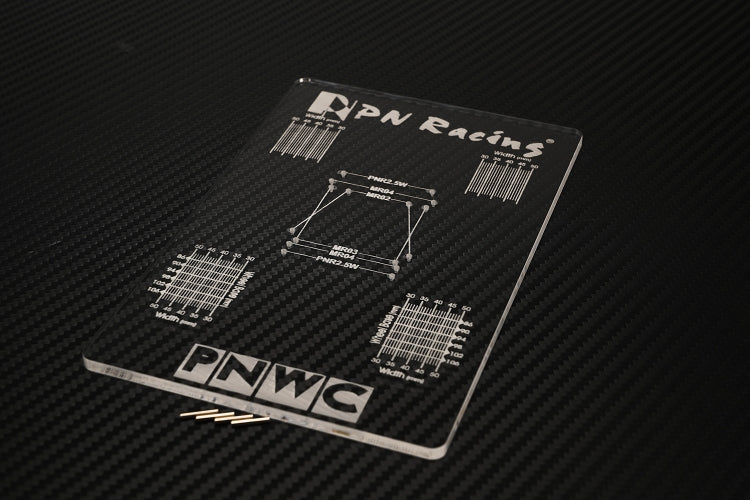 Mini-Z MR-02 MR-03 PNR2.5W V5 Setup Board 1-28 (Tweak Balance) [PN Racing] 700662