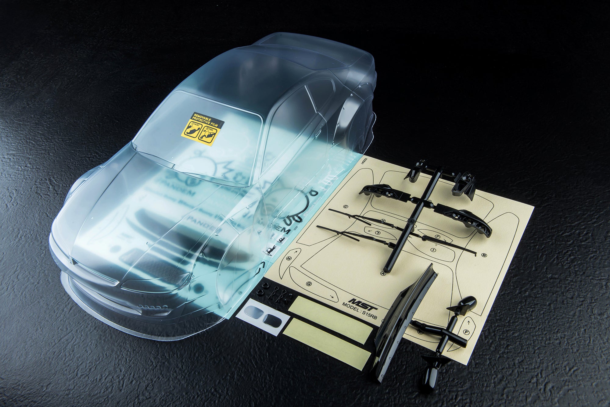 Nissan Silvia S15 - Rocket Bunny 1-10 Body Set S15RB [MST] 720026