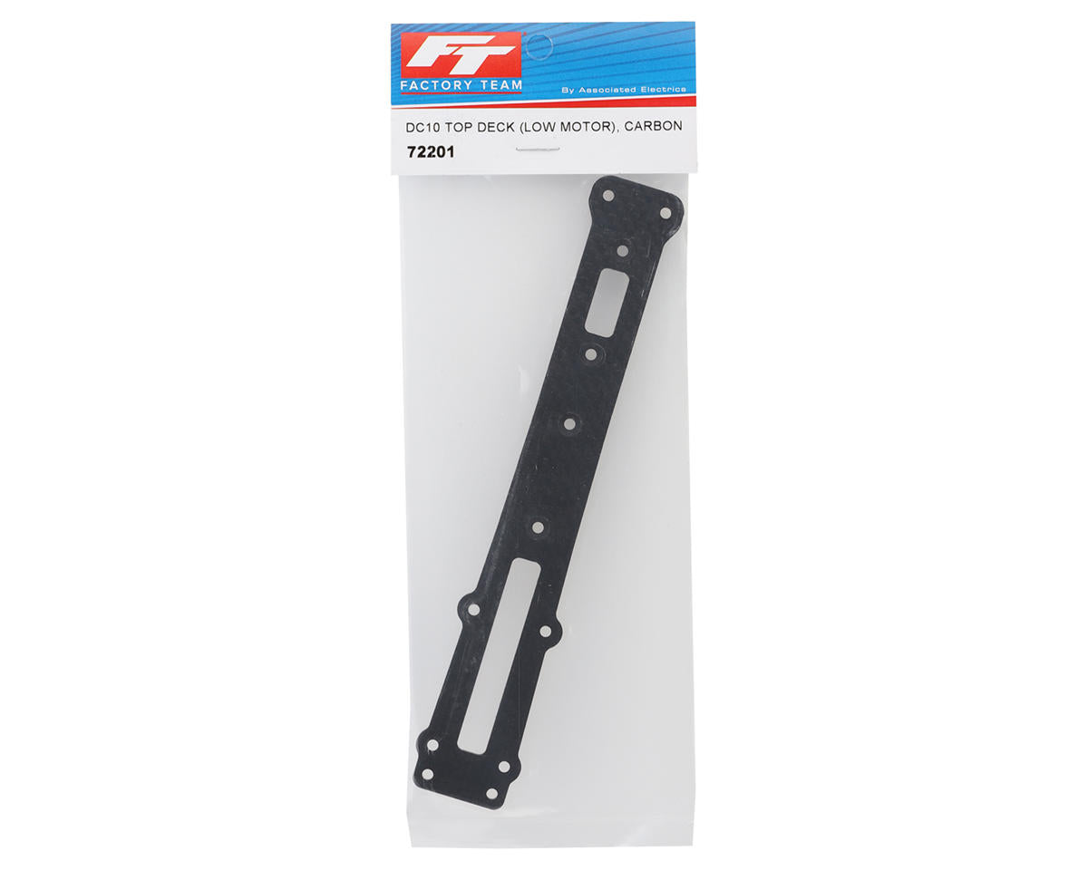 DC10 Carbon Fiber Top Deck (Low Motor) [Associated] 72201