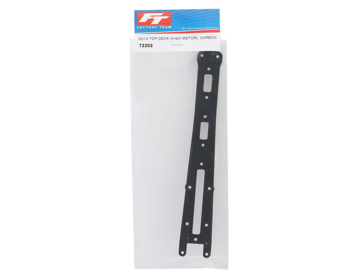 DC10 Carbon Fiber Top Deck (High Motor) [Associated] 72202