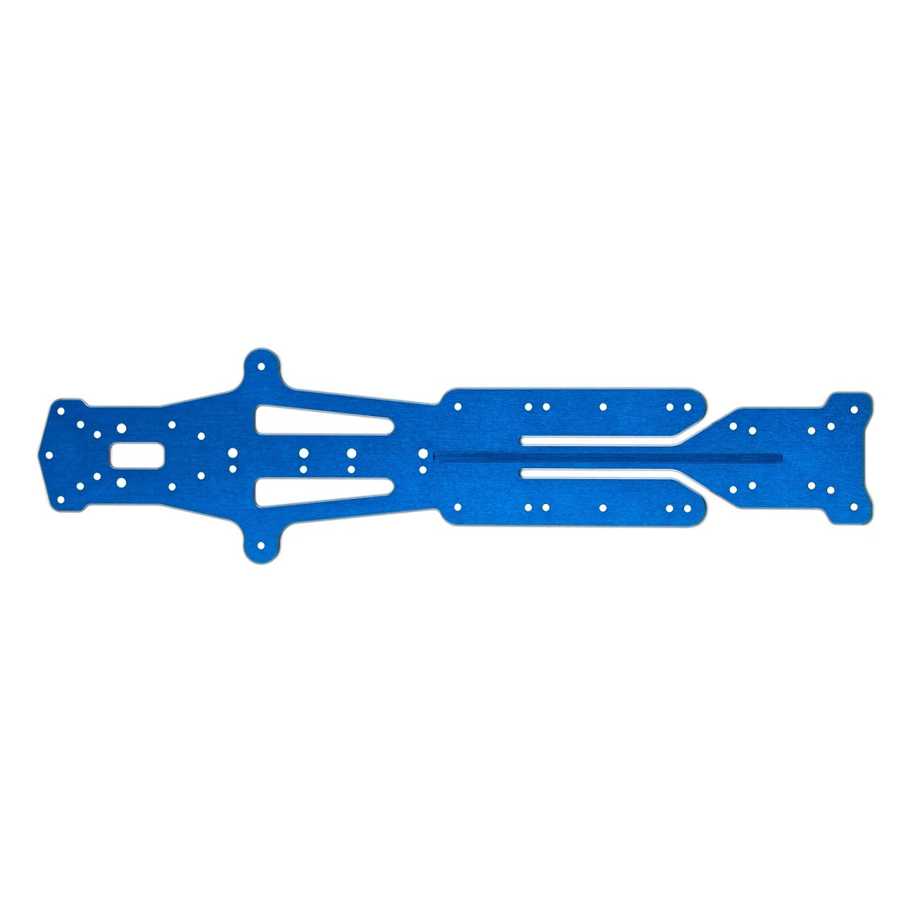 DC10 Factory Team CNC Aluminum Drift Flex Chassis (Blue) [Associated] 72306