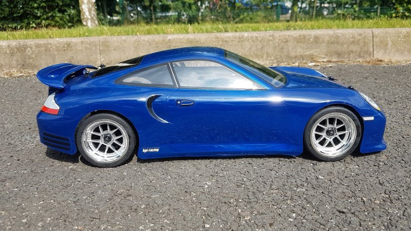 PORSCHE 911 TURBO (996) BODY 1-10 Body Set (190mm) w Wing - [HPI] 7335