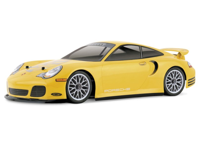 PORSCHE 911 TURBO (996) BODY 1-10 Body Set (190mm) w Wing - [HPI] 7335