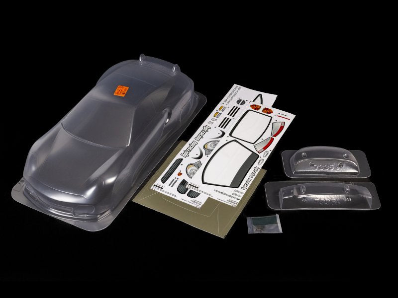 PORSCHE 911 TURBO (996) BODY 1-10 Body Set (190mm) w Wing - [HPI] 7335