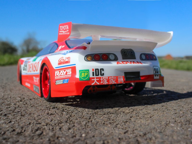 TOYOTA SUPRA JZA80 A80 BODY 1999 Denso Sard Supra GT JGTC GT500 1-10 200mm Body [HPI] 7424
