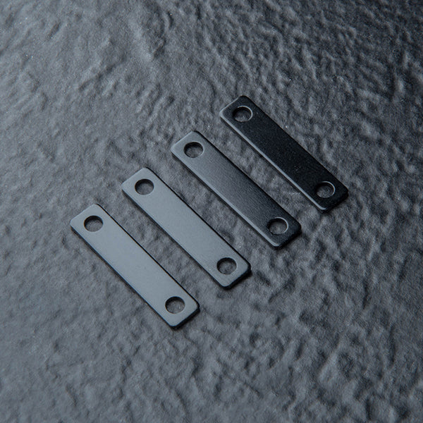 RMX 4 Aluminum rear arm mount spacer 1.0 (black) (4-pack) [MST] 820163BK