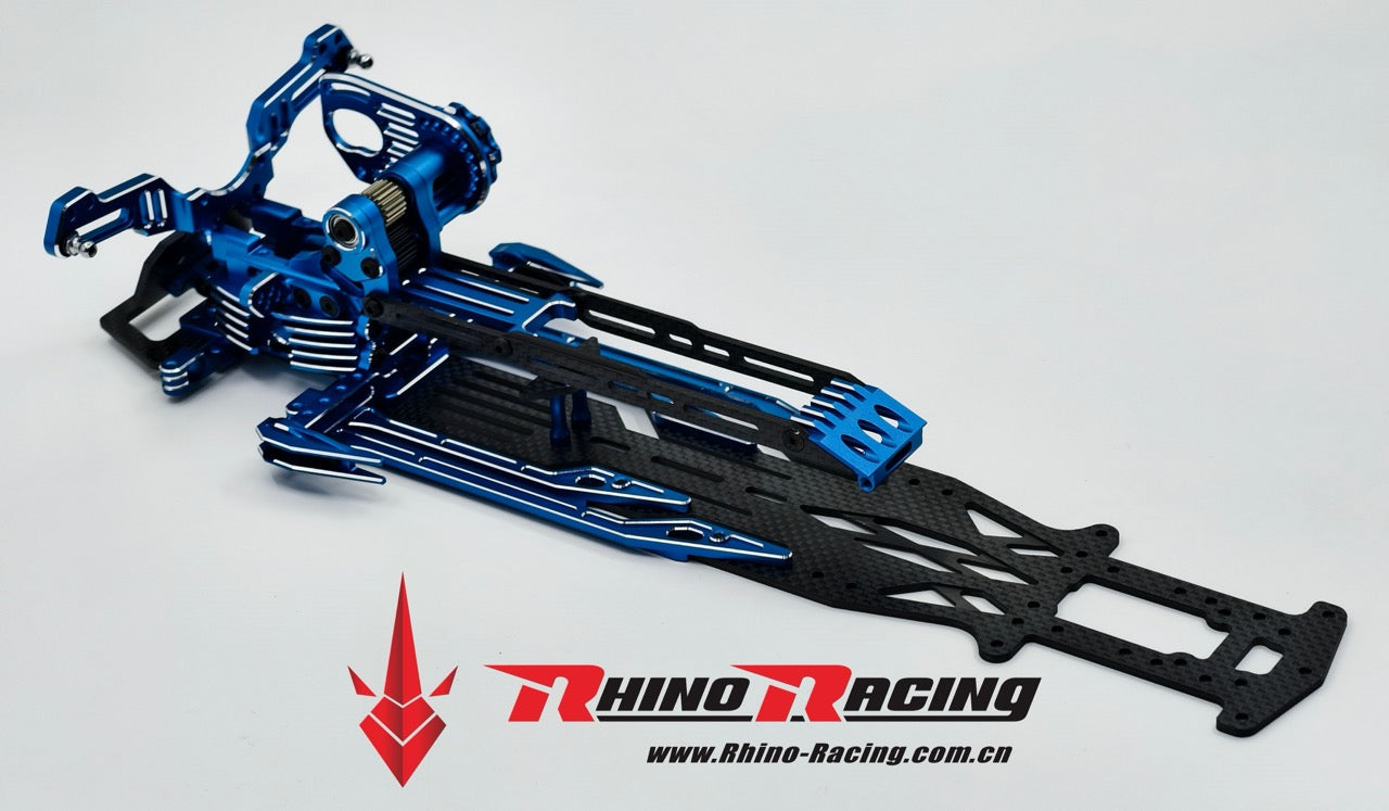 SV2 Chassis Conversion Kit Transmission Gear Box and Lower Deck Suspension Blocks - BLUE SILVER RED PURPLE BLACK - YD-2 RD SD RMX RDX [RHINO RACING] RR-861