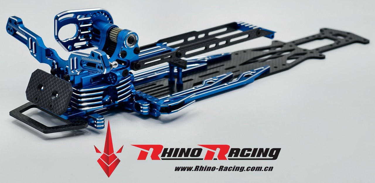 SV2 Chassis Conversion Kit Transmission Gear Box and Lower Deck Suspension Blocks - BLUE SILVER RED PURPLE BLACK - YD-2 RD SD RMX RDX [RHINO RACING] RR-861