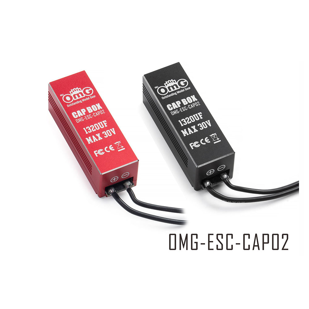 OMG 1320UF Low Inpedance Max30V Cap Box Glitch Buster Capacitor w/ Reverse Protect [OMG] OMG-ESC-CAP02