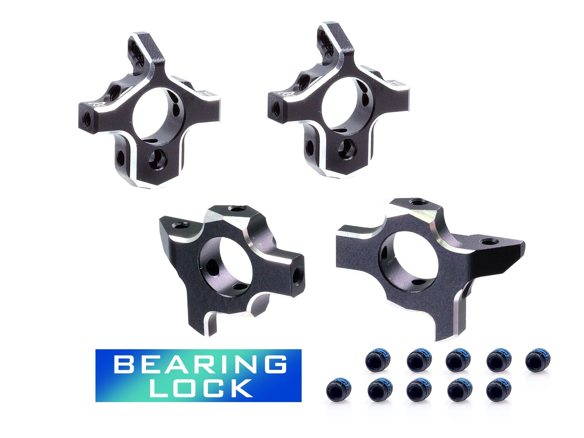 Alloy Steering Knuckle & Rear Hub with Bearing Lock For DA3 DA4 [Drift Art] 98205
