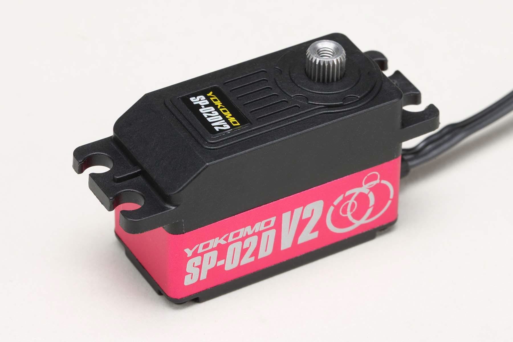 SP-02D V2 RWD Drift Spec Servo Coreless PROGRAMMABLE (Low profile size) .093@12kg SP02DV2 [Yokomo]
