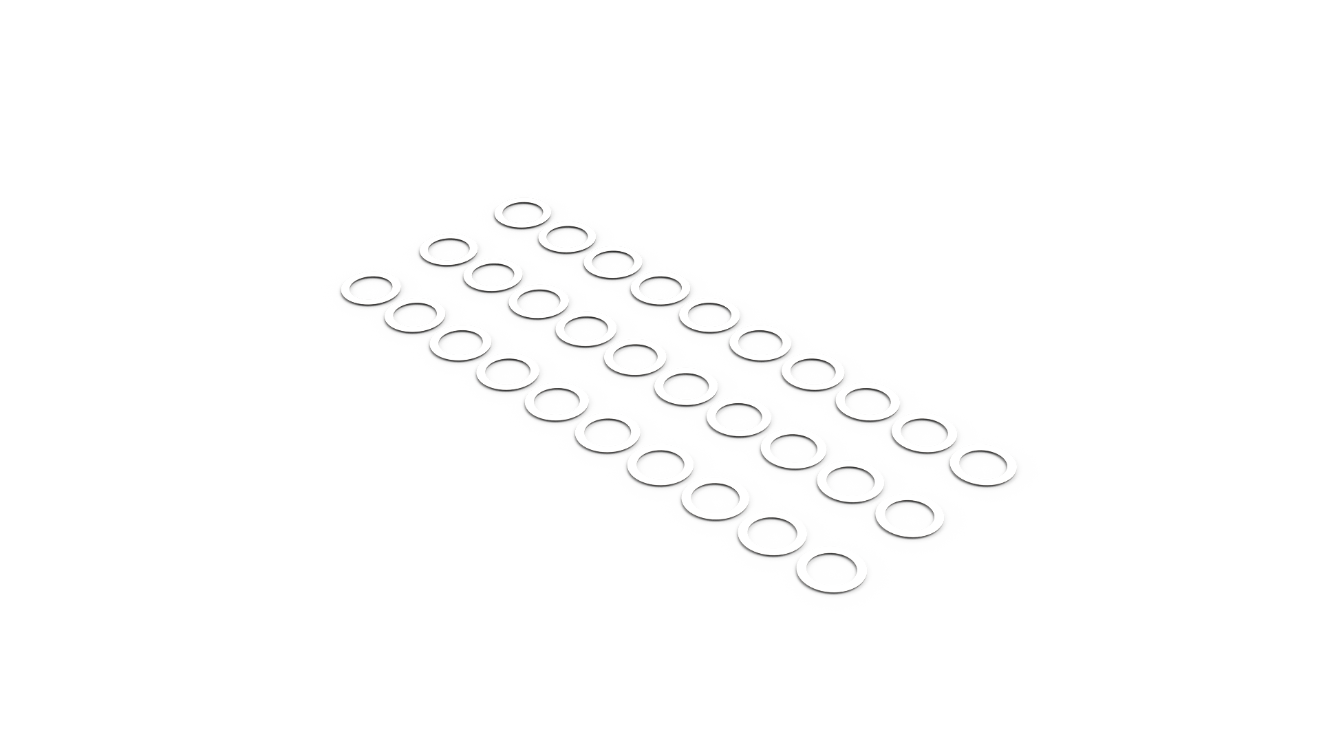 Precision Spacer - 3x5mm 4x6mm 5x7mm 30pcs 0.02mm 0.03mm 0.05mm - Avalon  [Azada] AZ6211N AZ6213N AZ6213N