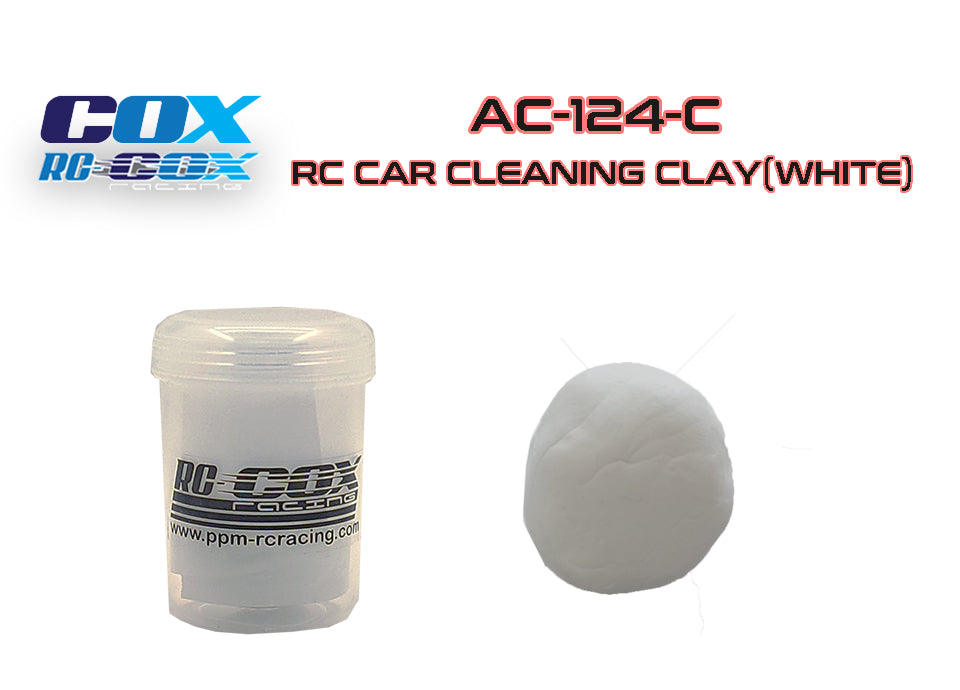 RC Car Cleaning Clay 24g (White) [ARR] AC-124-C