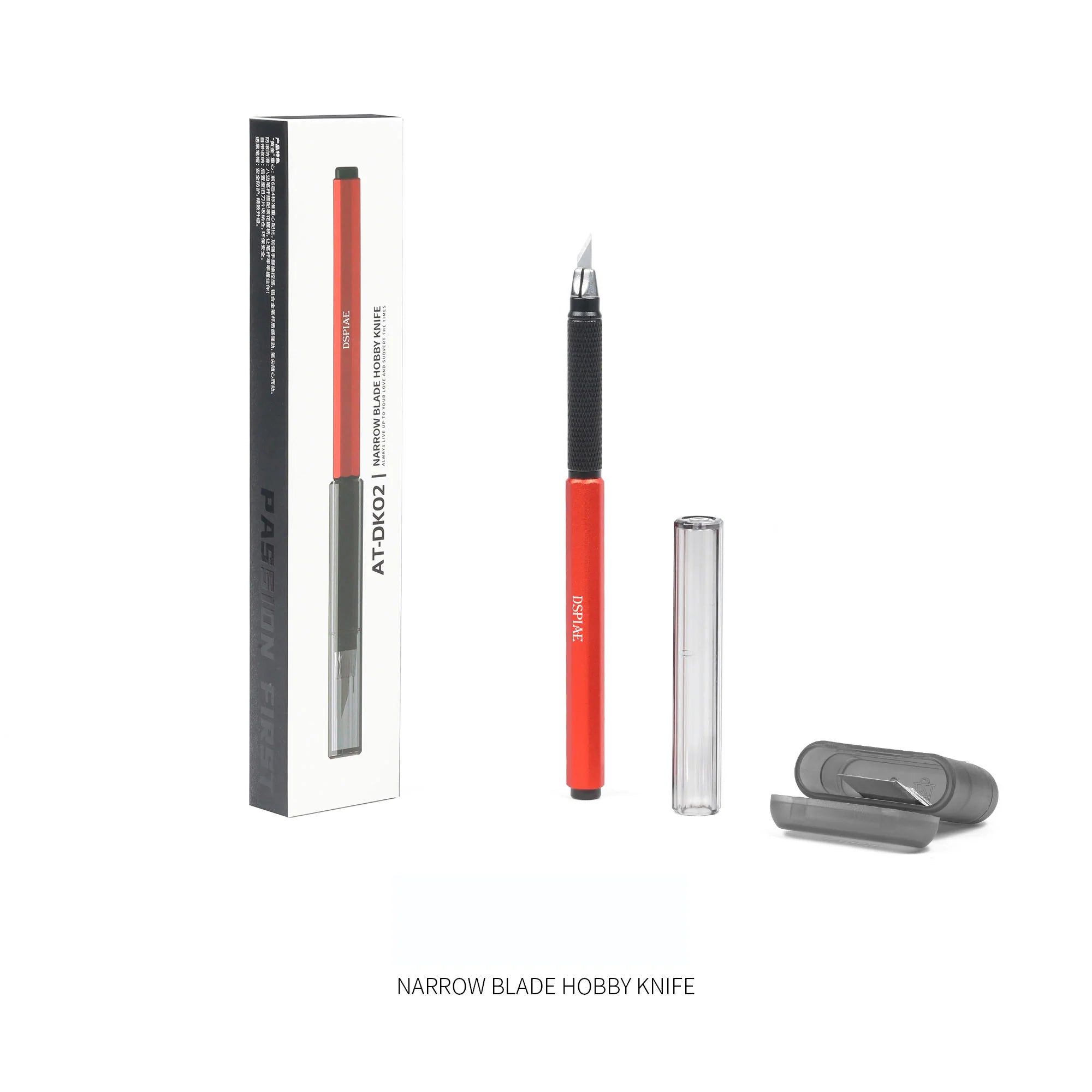 Aluminum Alloy Hobby Craft Knife (Broad and Narrow Blades Type) [DSPIAE] AT-DK02