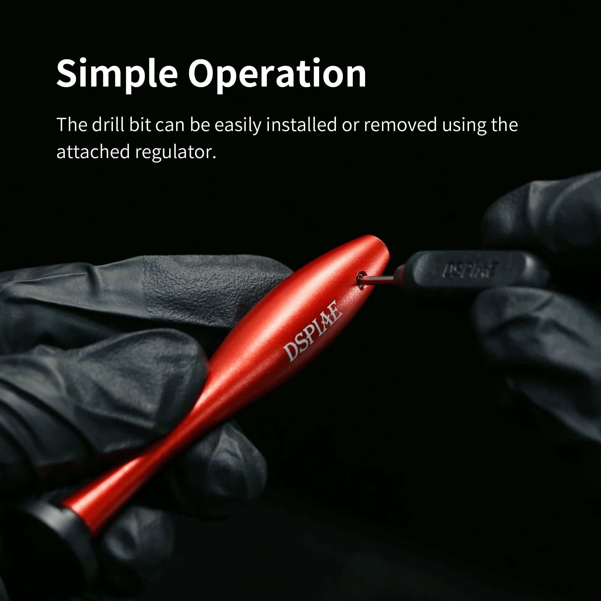 Model Metal Hand Drill Holder with 0.3~1.2mm Tungsten Drill Bits Set [DSPIAE] AT-HD