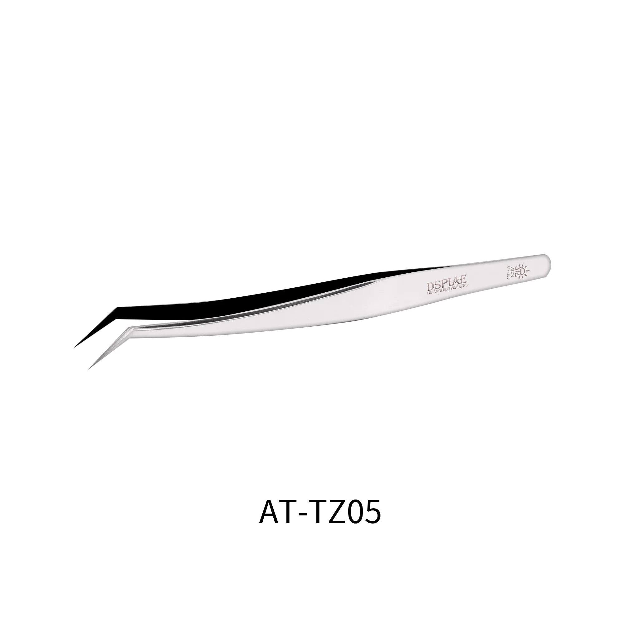 High Precision Angled Pointed Stainless Steel Tweezers [DSPIAE] AT-TZ05