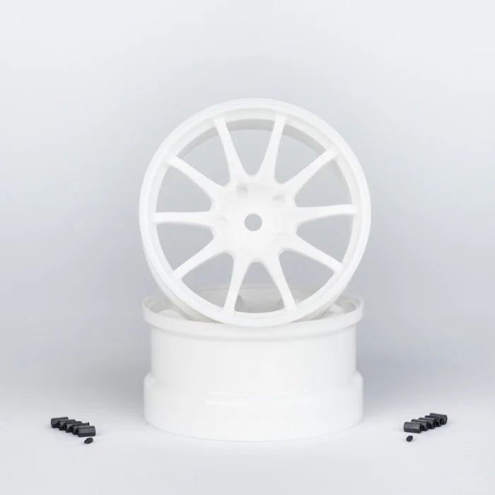 Atro Works CE28 Series Offset White Rims (6mm/8mm) 2PC [24k] AWO10009 AWO10008