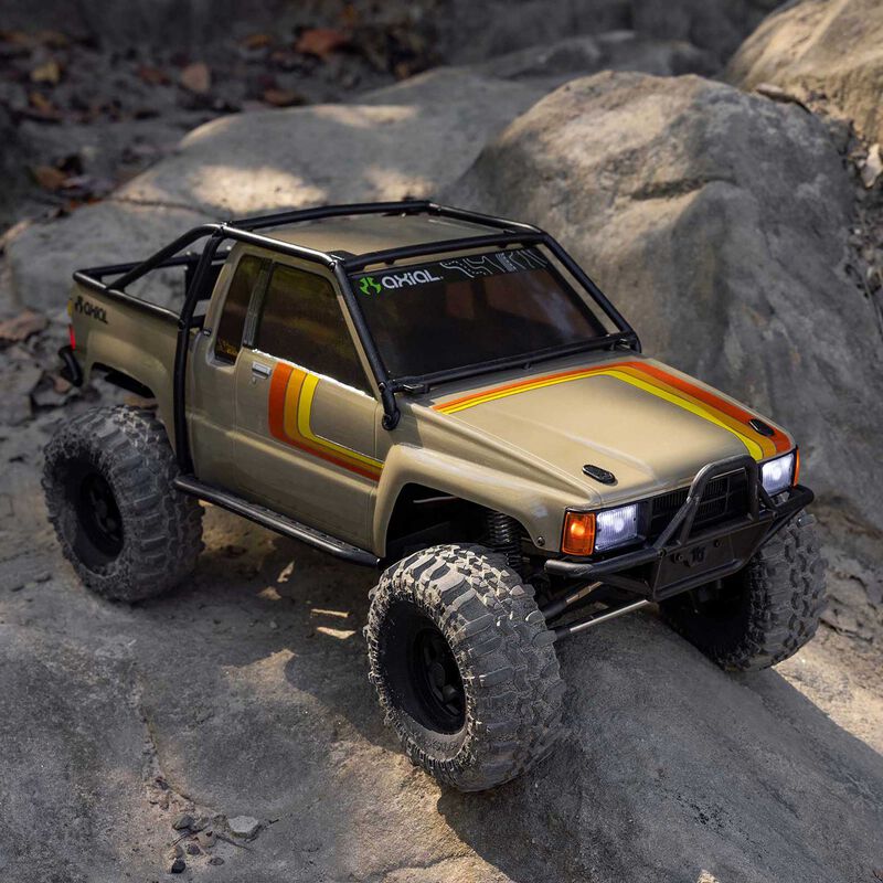 1/10 SCX10 III 1987 Toyota SR5 4X4 RTR Brushed Rock Crawler Truck (RED / TAN) [Axial] AXI-2062T1 TAN AXI-2062T2 RED