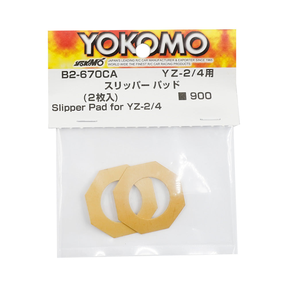Slipper Pads 1-10 YZ-2 Buggy [YOKOMO] B2-670CA