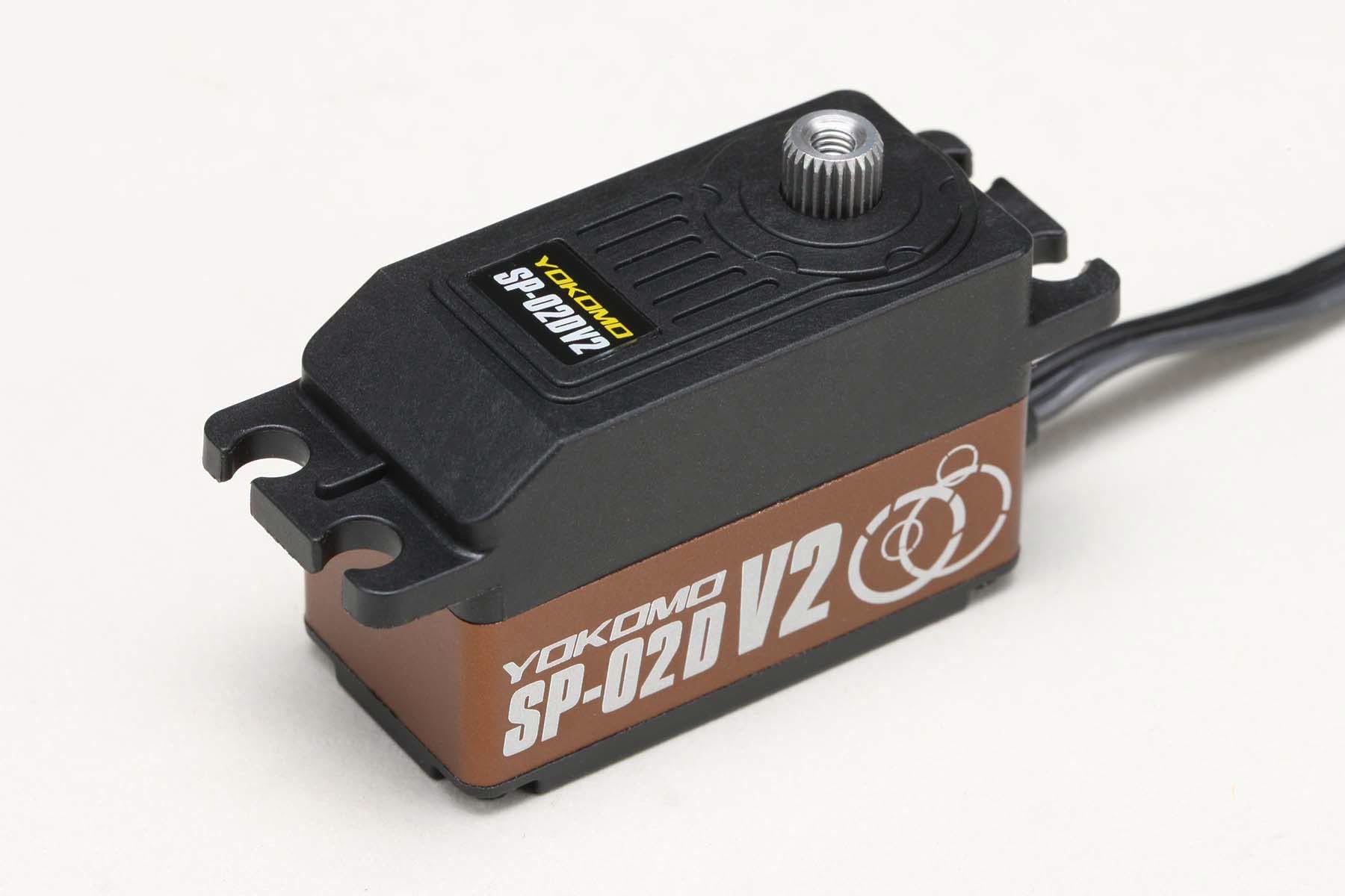 SP-02D V2 RWD Drift Spec Servo Coreless PROGRAMMABLE (Low profile size) .093@12kg SP02DV2 [Yokomo]