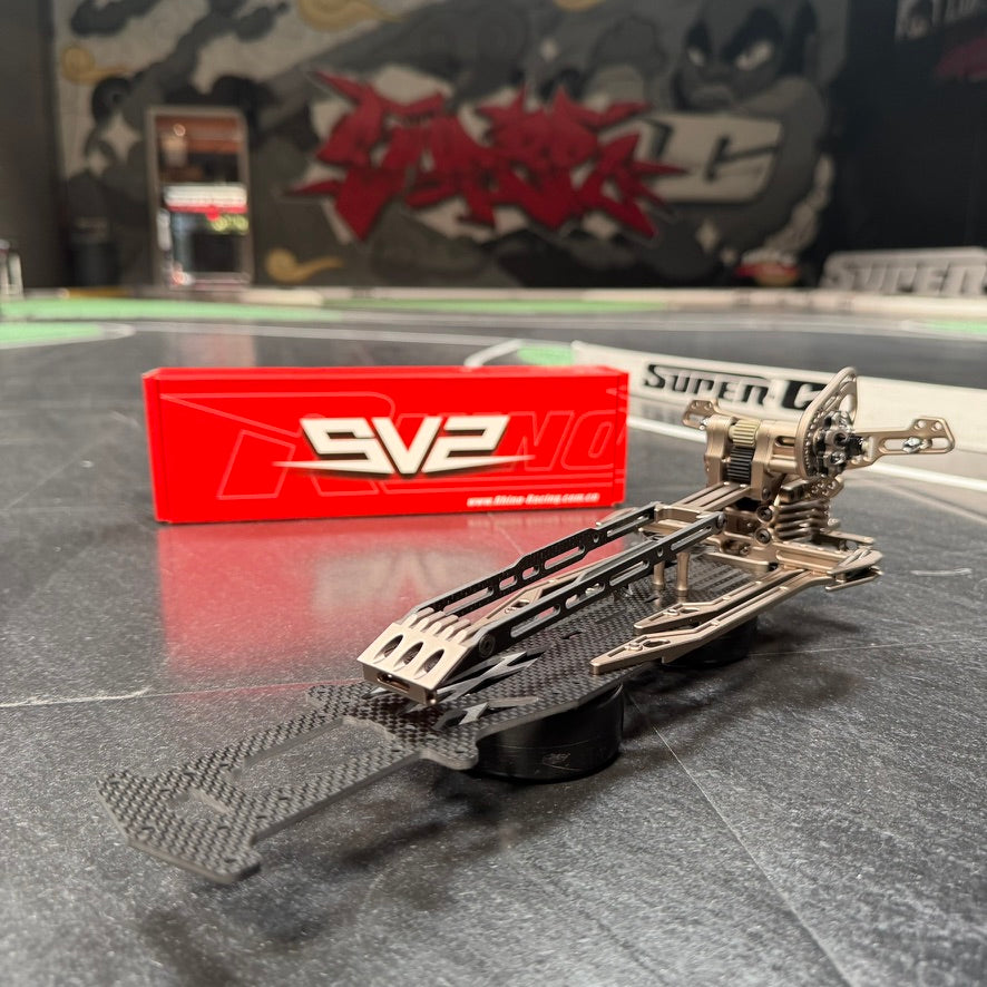 PREORDER: SV2 Chassis Conversion Kit Transmission Gear Box and Lower Deck Suspension Blocks - BLUE SILVER RED PURPLE BLACK - YD-2 RD SD RMX RDX [RHINO RACING] RR-861