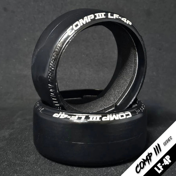 Competition III LF-4P Drift Tire (4-Pack) [DS Racing] COMPIII COMP 3 L ...
