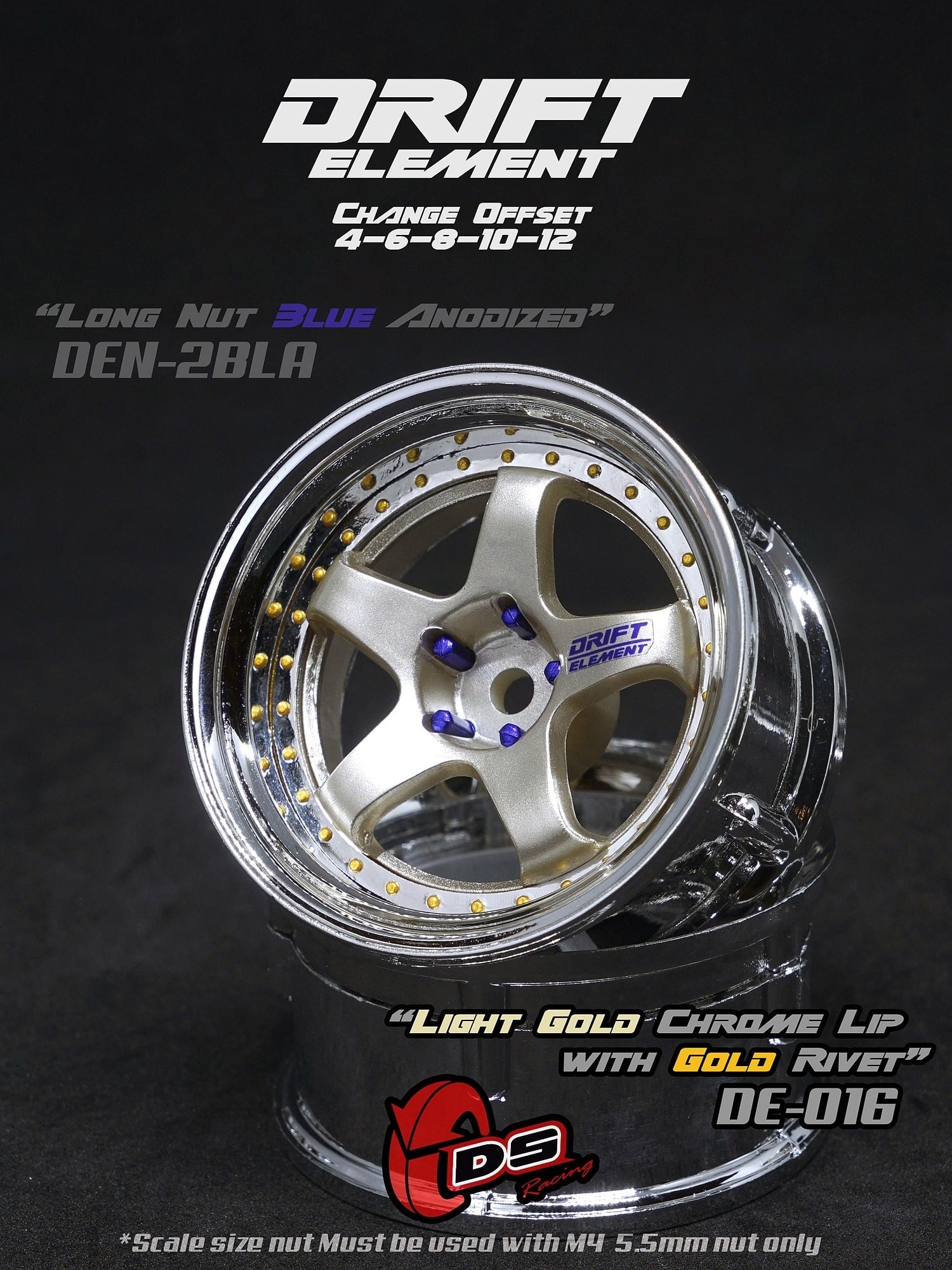 DRIFT ELEMENT Adjustable Offset ( CHROME SERIES ) Rims 5 DRIFT ELEMENT Adjustable Offset ( CHROME SERIES ) Rims 5
