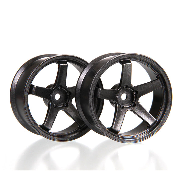 F23 - 5 Spoke - Gun Metal - High Traction - Rims (5mm - 7mm) [Shibata ...