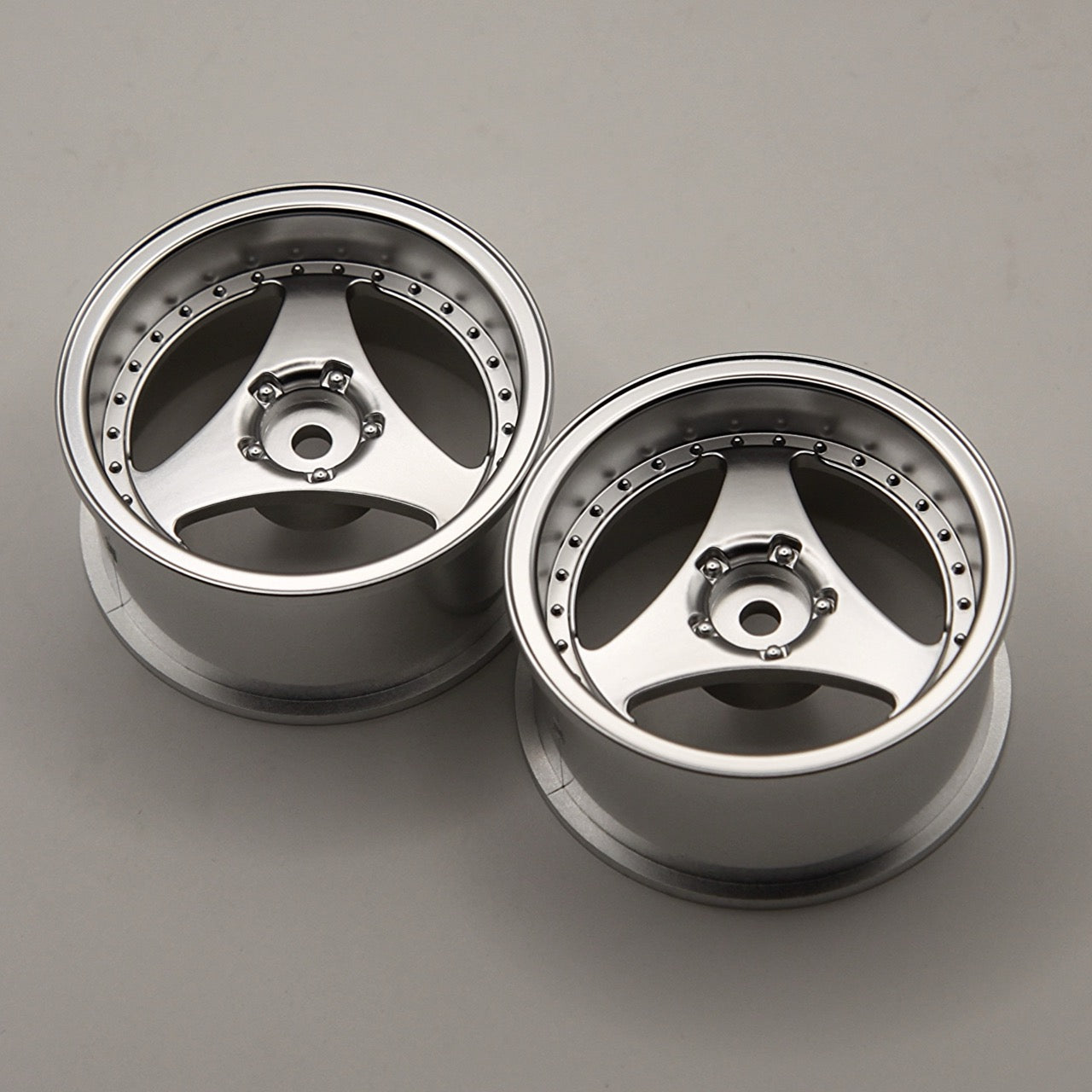 1-10 Advan Oni (Matte Silver) Rims 5mm - 7mm [Mikuni] DW-925MS DW-927MS