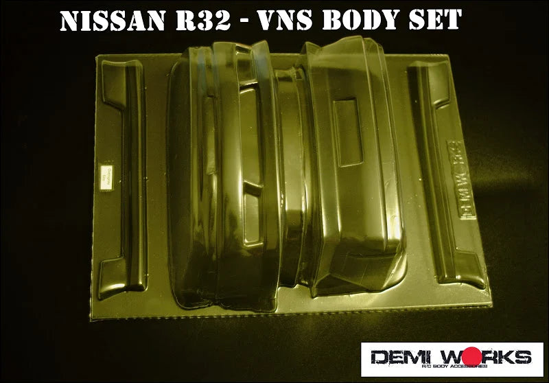 Demi Works VNS Body Kit + Truck and Roof Wing for Tamiya R32 [Demi Works] DW32VNS-S + DW32VNS-W