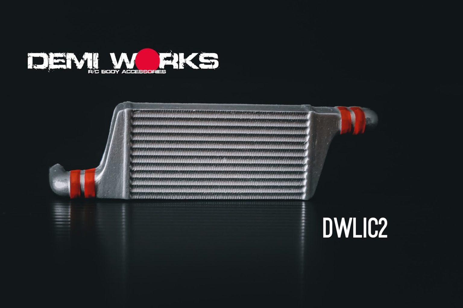 1-10 Lexan Intercooler - High to Low Elbows [Demi Works] DW-LIC2