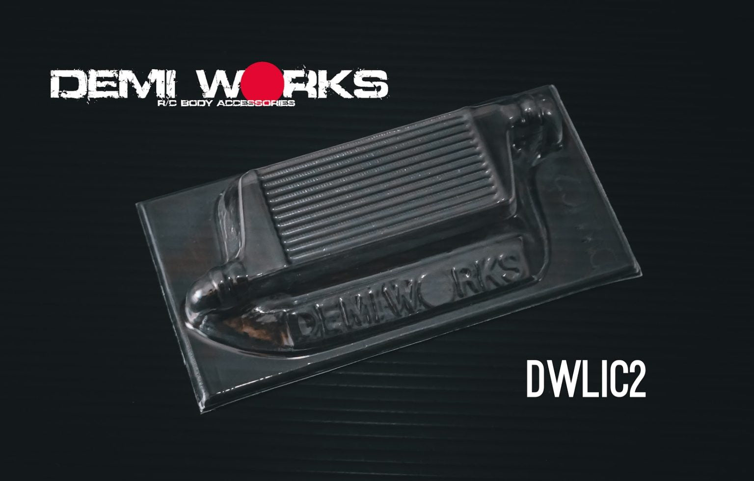 1-10 Lexan Intercooler - High to Low Elbows [Demi Works] DW-LIC2