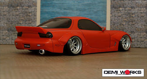 Rocket Bunny Full Bodykit for Tamiya RX-7  1-10 FD3S [Demi Works] DWRX7RB-A DWRX7RB-B