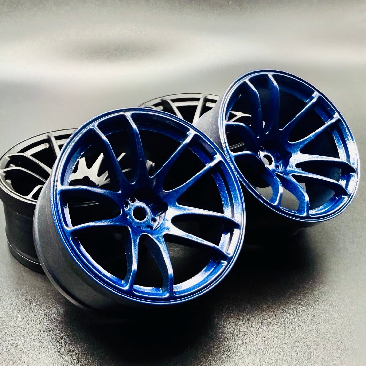 CRS Split 5 Spoke Style 1-10 Rims (6mm / 8mm) Black Red Blue Bronze Smoke Silver [Hayashi Garage]
