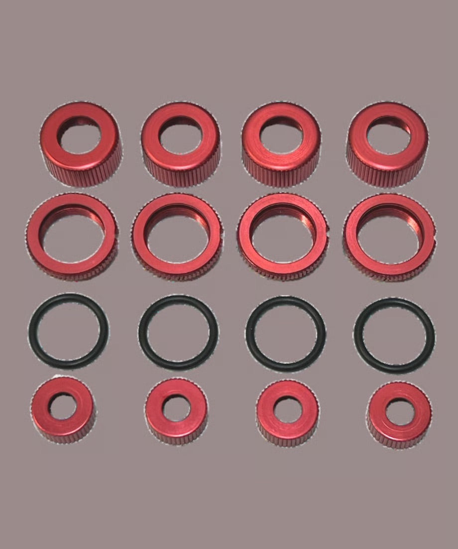 TRF Shock Body Color Change Kit - RED PURPLE BLACK [Topline RC] ET-041 ET-042 ET-039