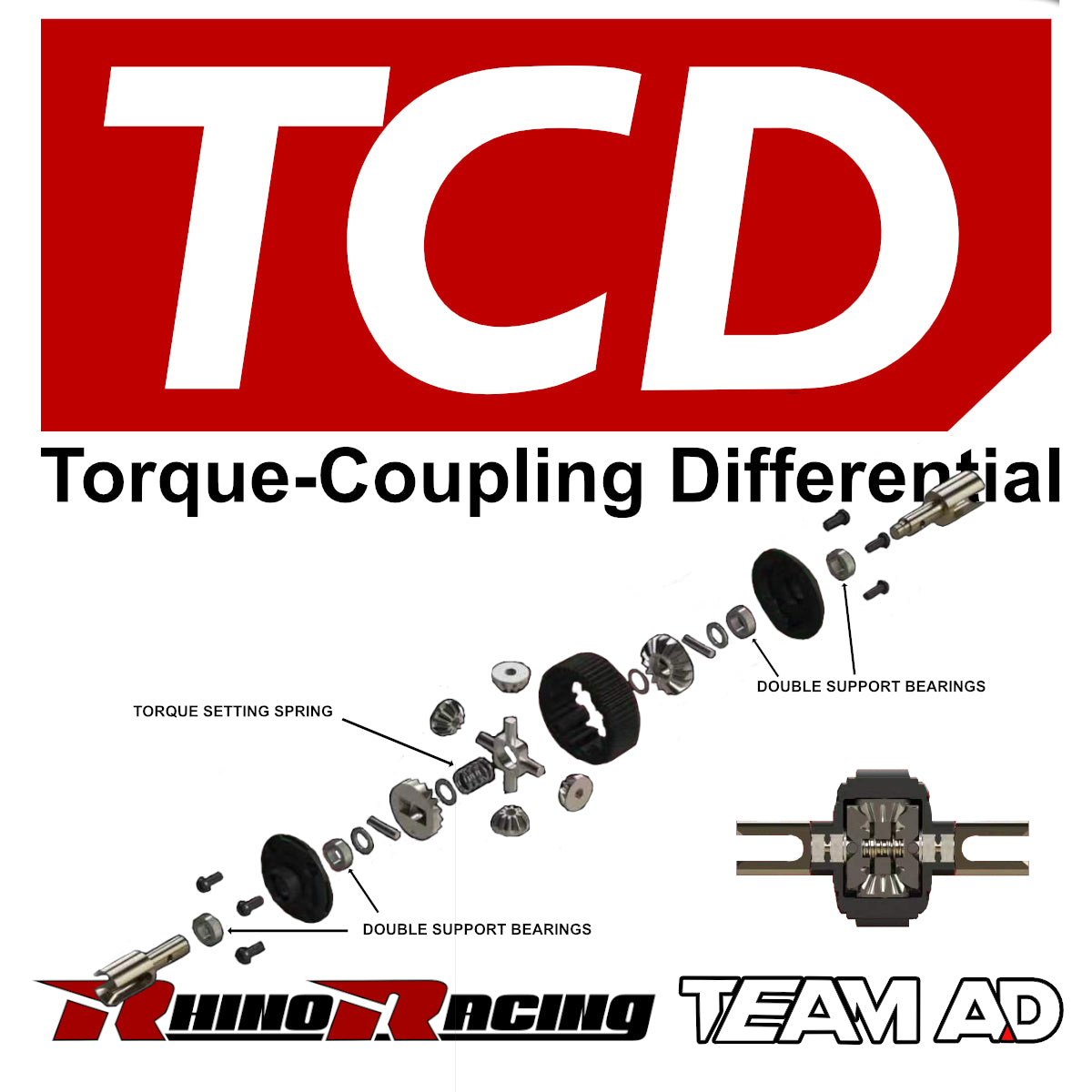 TCD Torque Coupling Differential Assembly Unit (RDX YD RD SD MD