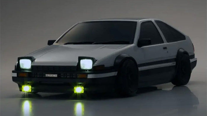 *PAINTED* 1-10 Toyota Corolla AE86 Trueno Hatchback White Body Shell (Fazer) [Kyosho] FAB615WH