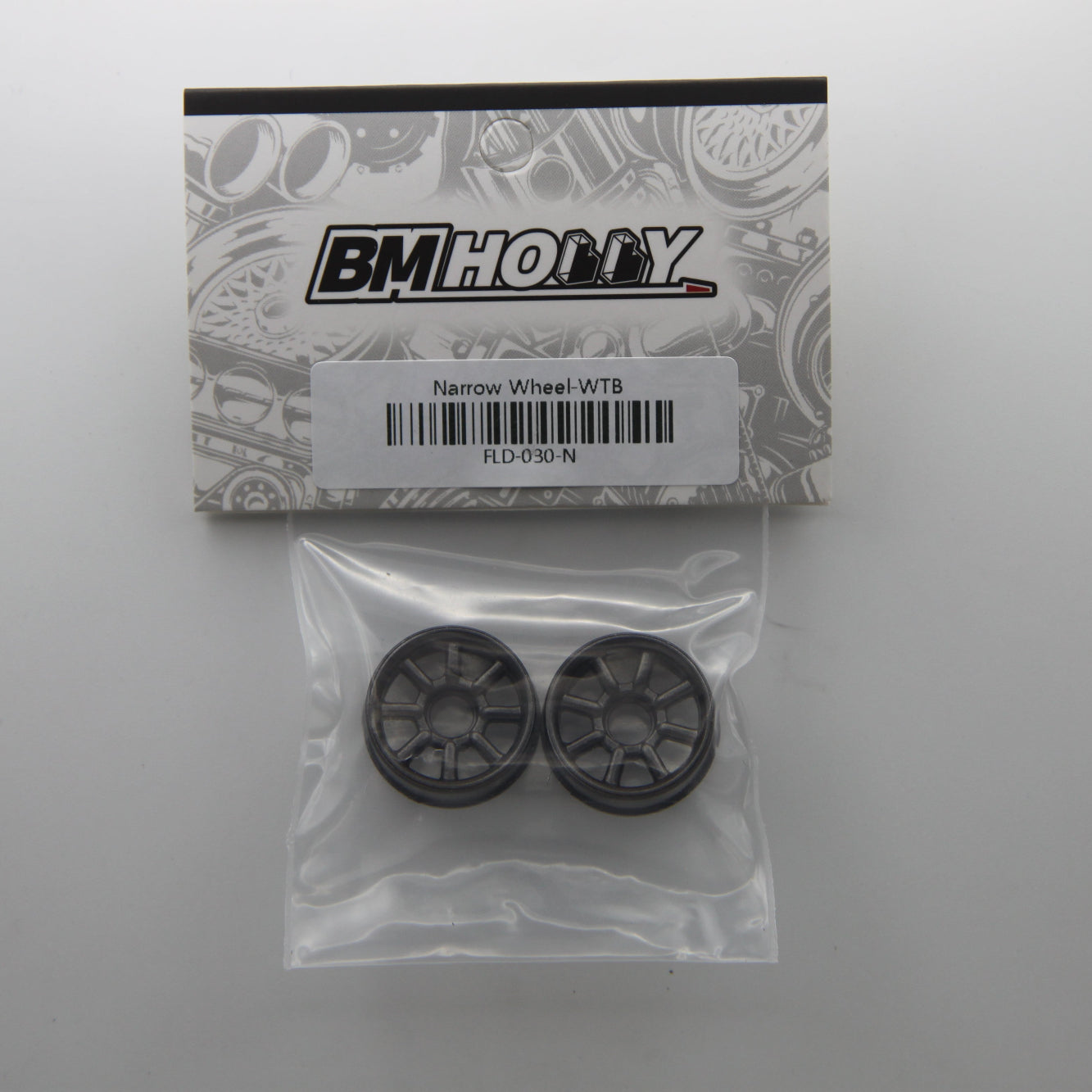 Narrow Wheel Set for FLD 86 S13 1-28 [BM RACING] FLD-030-N