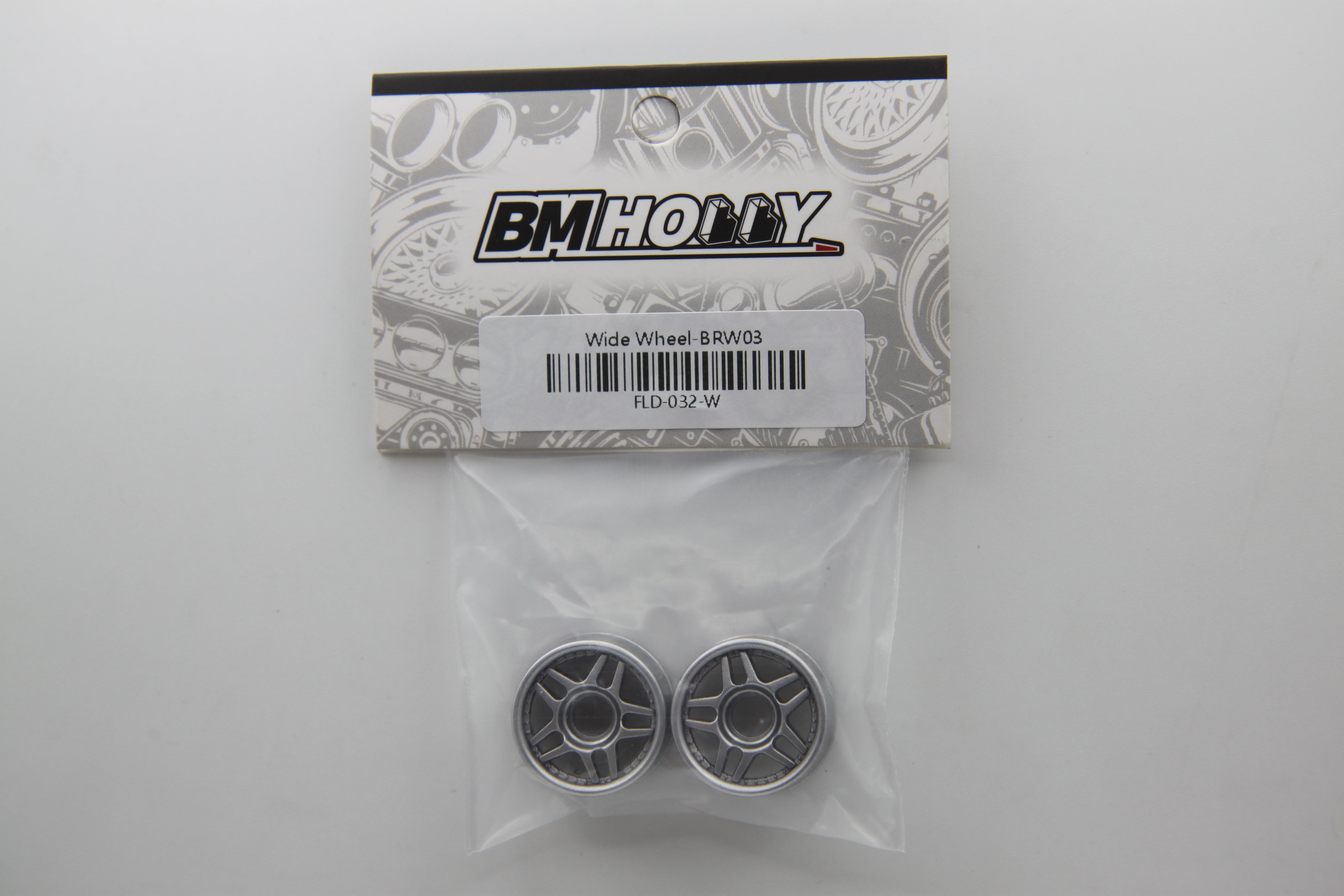 Wheel Set BRW03 for FLD 86 S13 1-28 [BM RACING] FLD-032-W