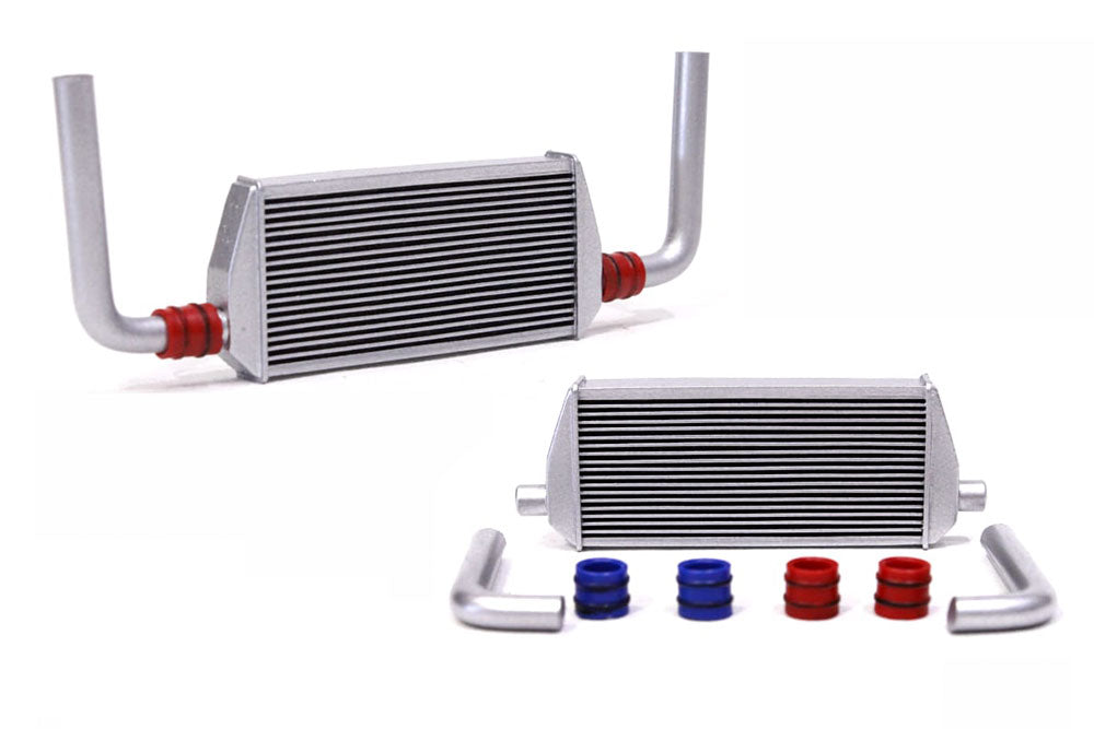 1/10 RC Scale Drift Full Intercooler Kit - MEDIUM (Silver) (Low Profile) [SRC] SDW-FULLINTKIT-M-S