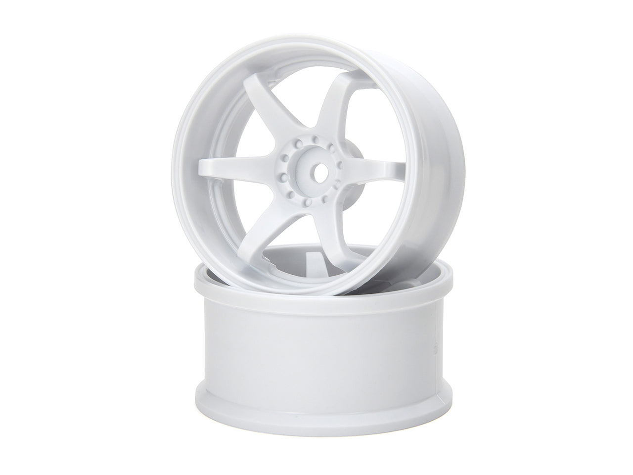 Wnba High Rims HAYATE - WHITE N-6 Drift Wheel High Traction 6mm / 8mm 1/10 Rims [G-Fo ...