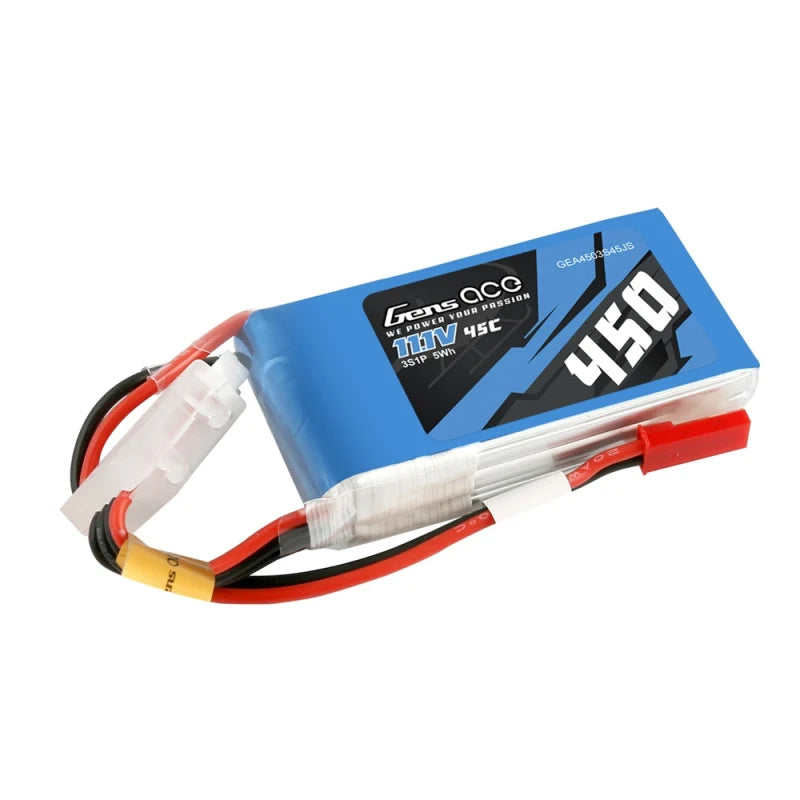450mAh 45C 3S 11.1V MINI LIPO Battery Crawler SCX24 SCX30 [GENSACE] GEA4503S45JS