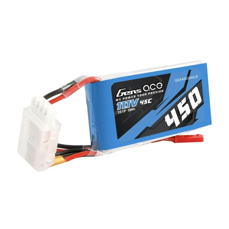 450mAh 45C 3S 11.1V MINI LIPO Battery Crawler SCX24 SCX30 [GENSACE] GEA4503S45JS