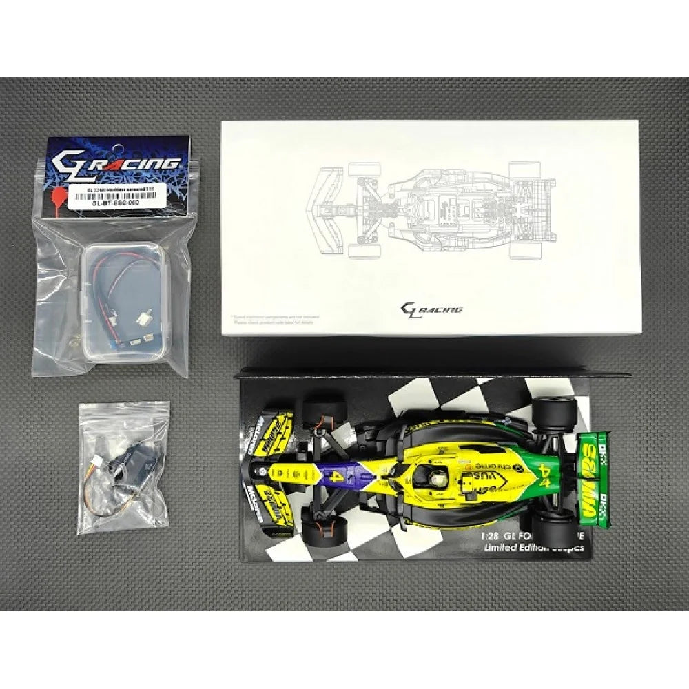 GL racing GL FORMULA ONE 1/28 F1 ミニッツ 1-28 GL Formula One RWD Chassis Kit (w/ BODY, ESC, SERVO) LIMITED