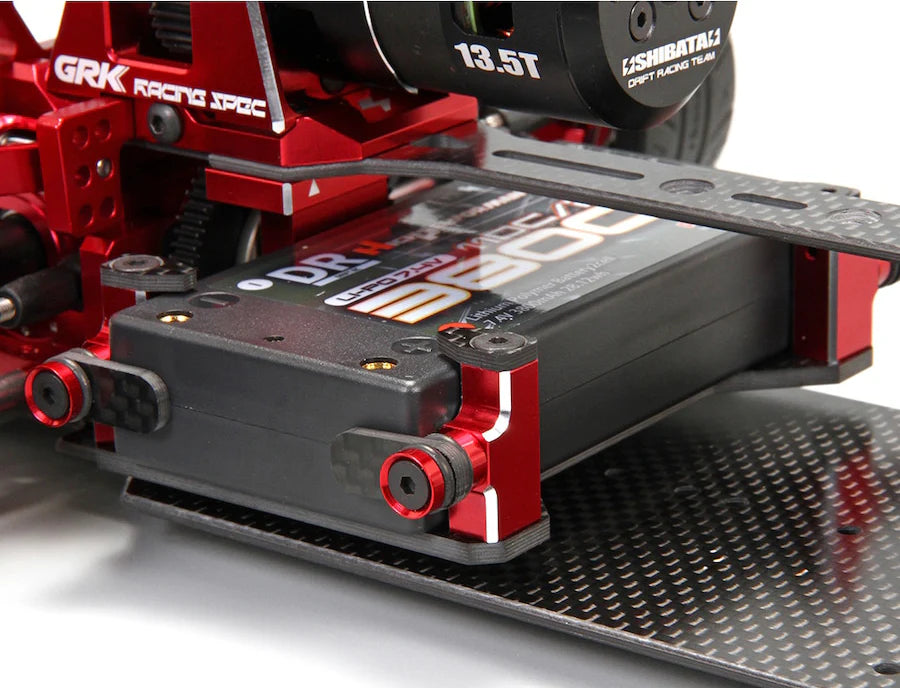 SHIBATA GRK5-R Conversion Set for GRK5 1-10 Drift Chassis Kit RED SHIBATA GRK5-R Conversion Set for GRK5 1-10 Drift Chassis Kit RED